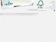 Tablet Screenshot of cipola.com.br